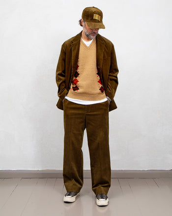 Visvim Broader Slacks Ridge Cords, Brown