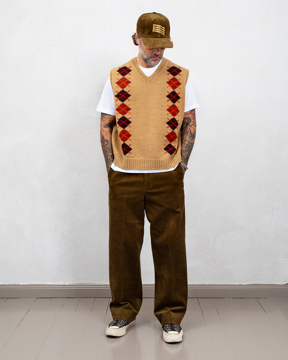 Visvim Broader Slacks Ridge Cords, Brown