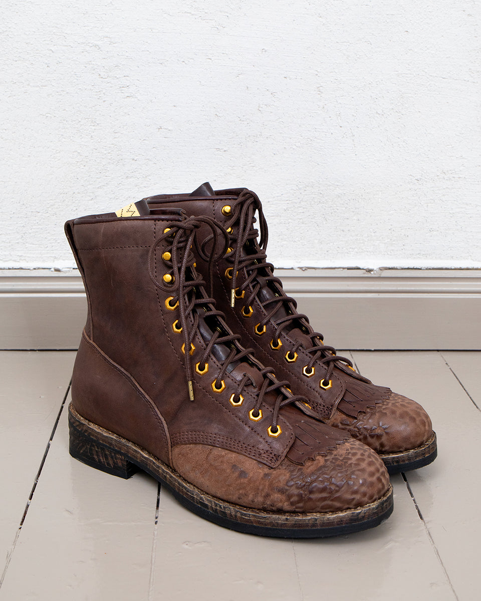 Visvim Dunson Boots-Folk, DK.Brown