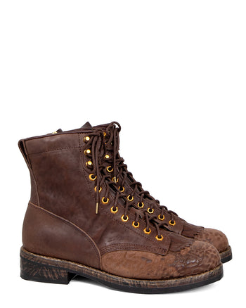 Visvim Dunson Boots-Folk, DK.Brown
