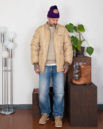 Visvim Elias Down Jacket, Beige