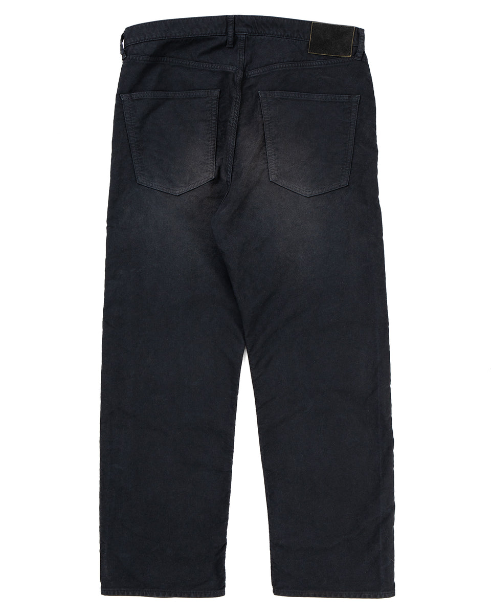 Visvim Fluxus 01 Wide G.Cords, Black