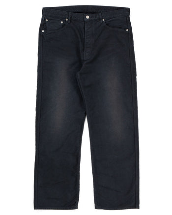 Visvim Fluxus 01 Wide G.Cords, Black