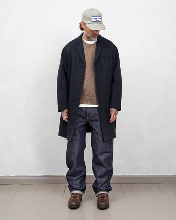 Visvim Hammons Coat Tweed, Black