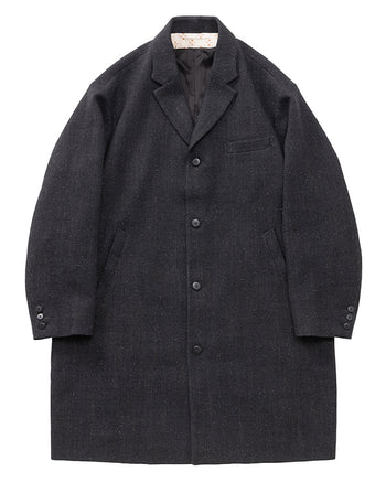 Visvim Hammons Coat Tweed, Black