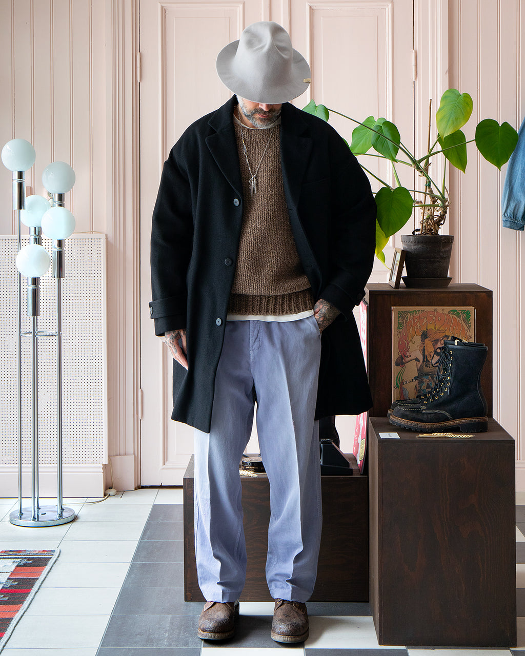 Visvim Hammons Coat, Black