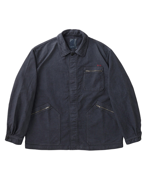 Visvim ICT Eclair Coverall G.Cords, Navy