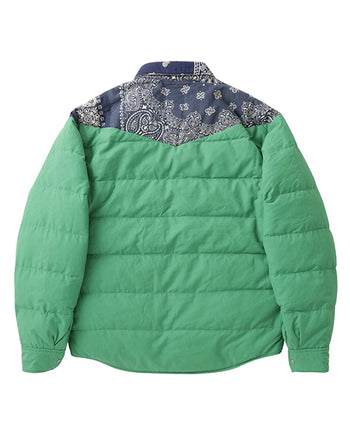 Visvim ICT Kerchief Down Jacket, Green