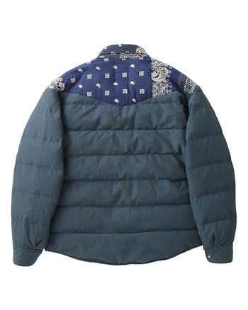 Visvim ICT Kerchief Down Jacket, Navy