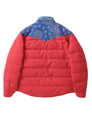 Visvim ICT Kerchief Down Jacket, Red