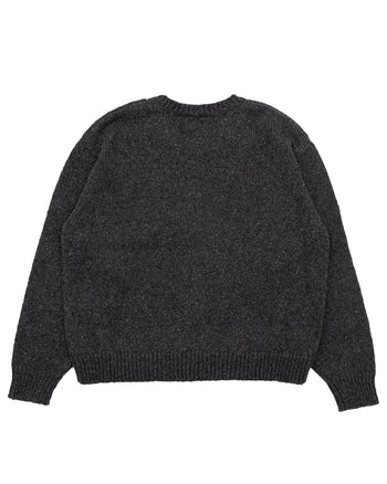 Visvim Isle Crew Knit, Grey