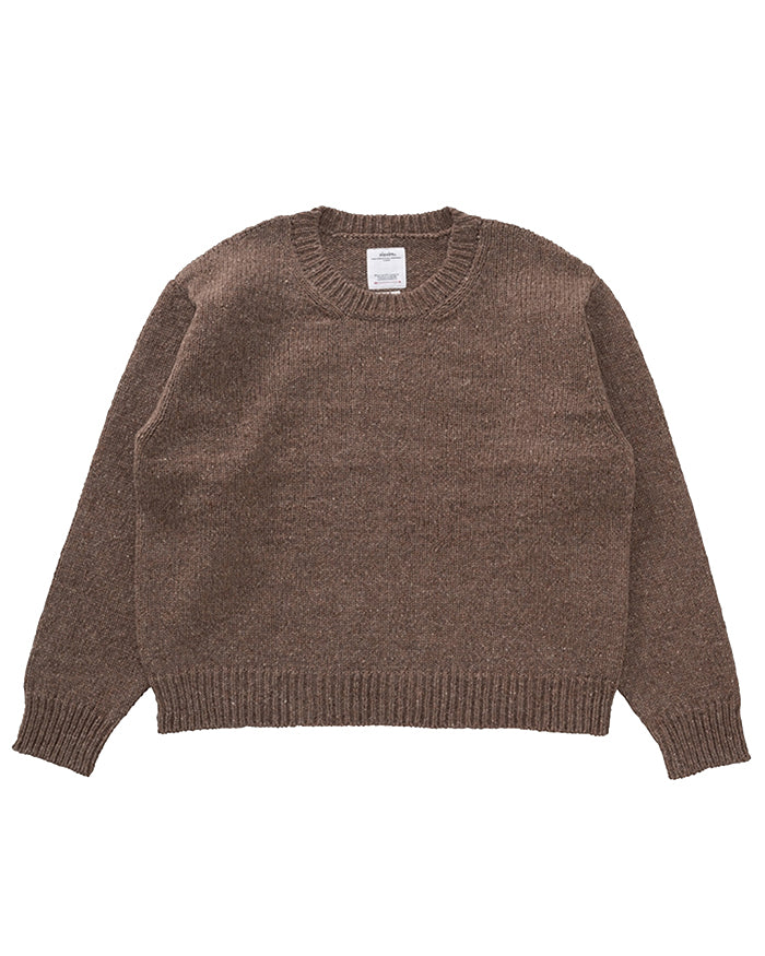 Visvim Isle Crew Knit, Brown