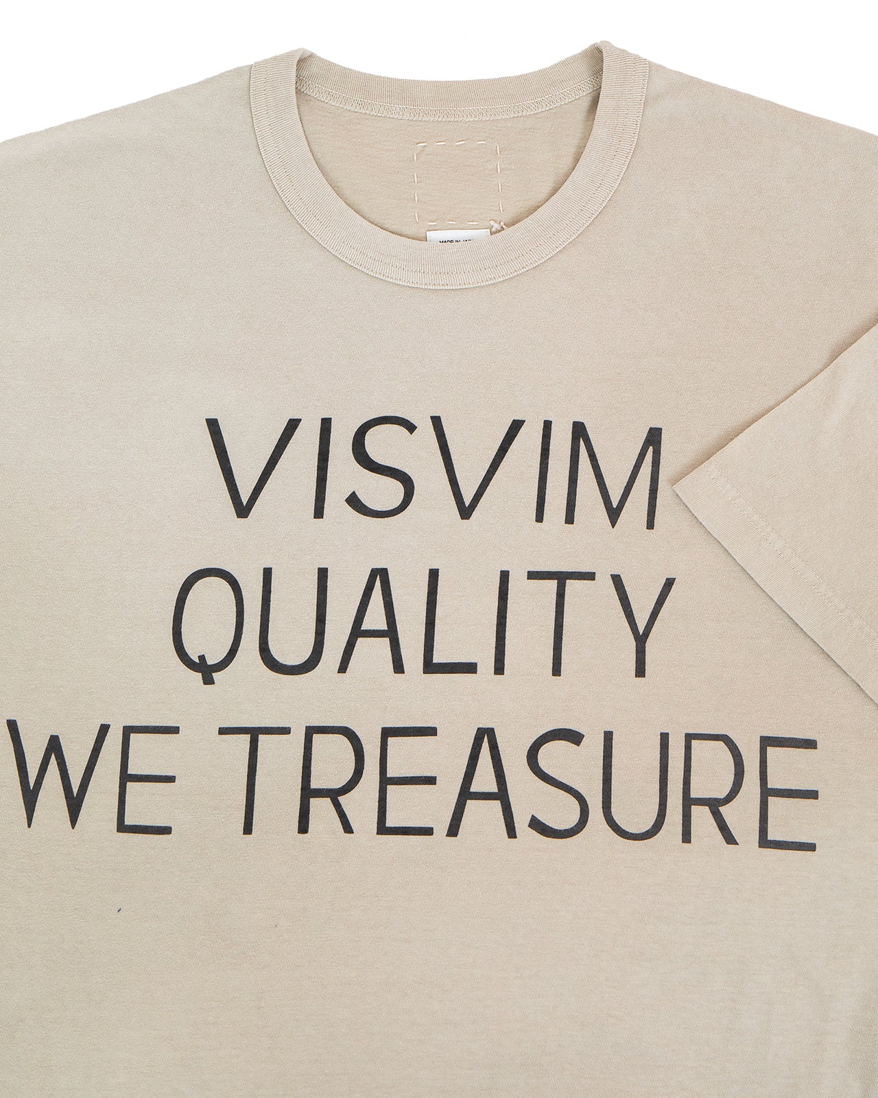 Visvim Jumbo Tee S/S Damage Beige