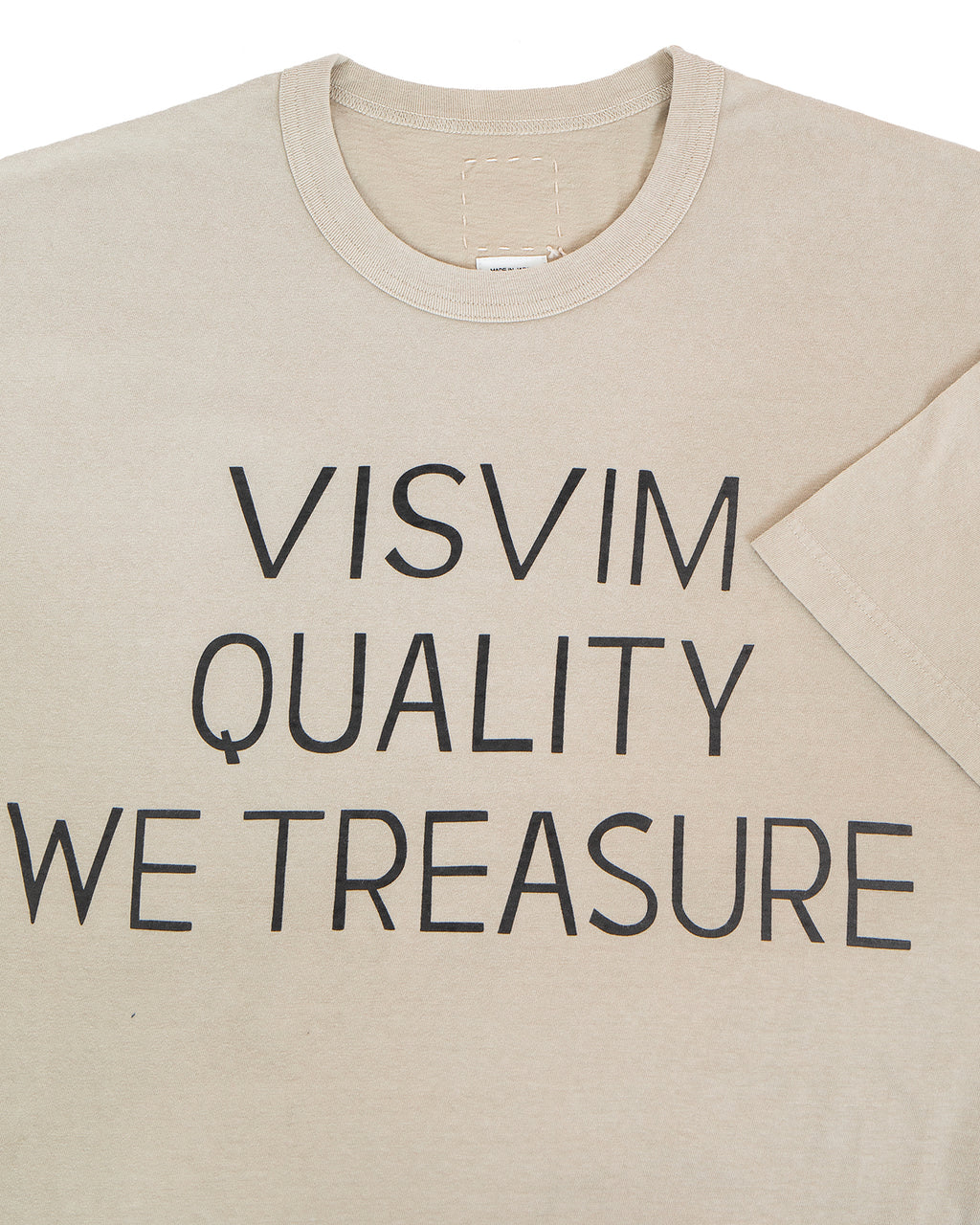 Visvim Jumbo Tee S/S Damage Beige