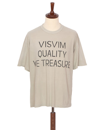 Visvim Jumbo Tee S/S Damage Beige