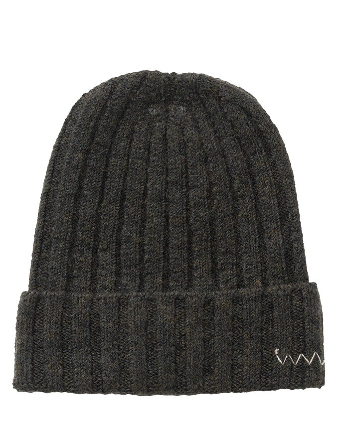 Visvim Knit Cap (Wool), Charcoal