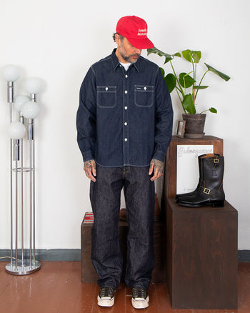 Visvim Social Sculpture Shirt, Larrikan Shirt L/S Mud OD