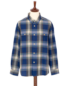 Visvim Lumber Check L/S, Blue – Pancho And Lefty - Online Store
