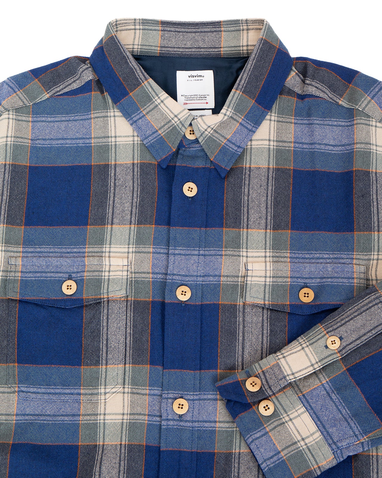 Visvim Lumber Check L/S, Blue – Pancho And Lefty - Online Store