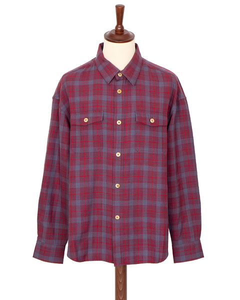 Visvim Lumber Check L/S, Red – Pancho And Lefty - Online Store