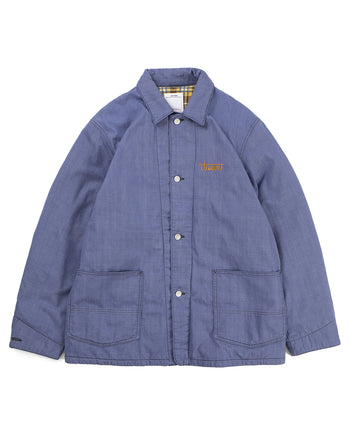 Visvim Osiris Down Coverall DMGD, Navy