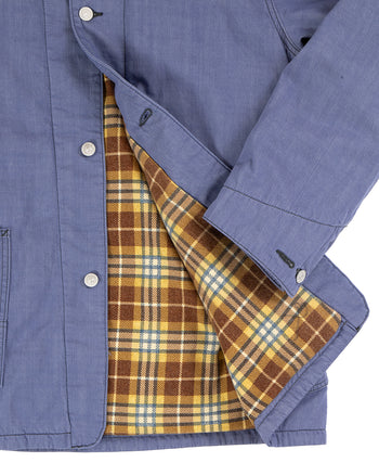 Visvim Osiris Down Coverall DMGD, Navy