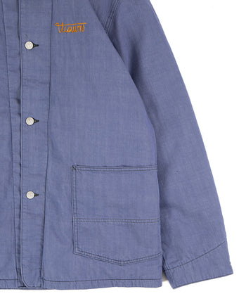 Visvim Osiris Down Coverall DMGD, Navy