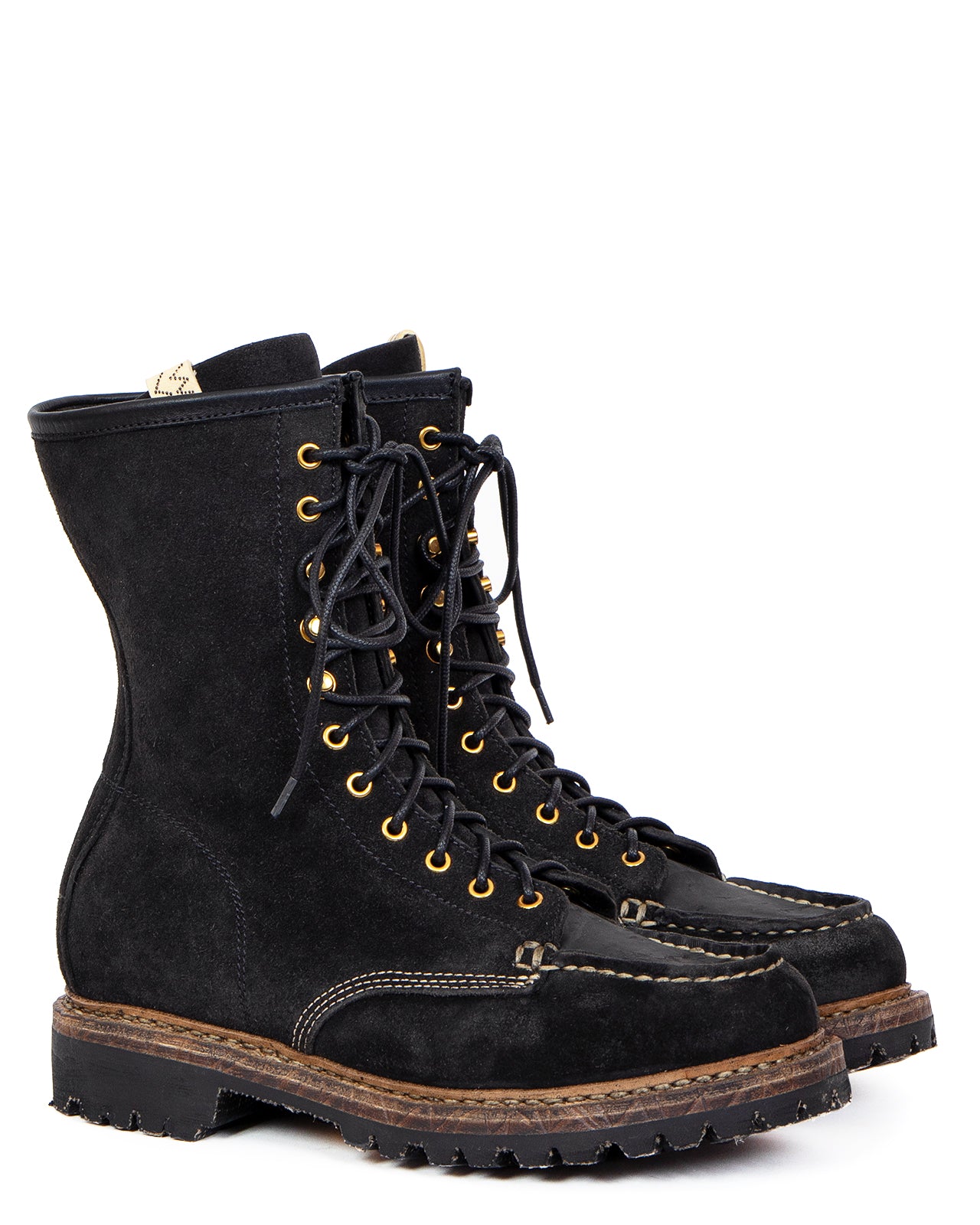 Visvim Scout Moc Boots-Folk, Black