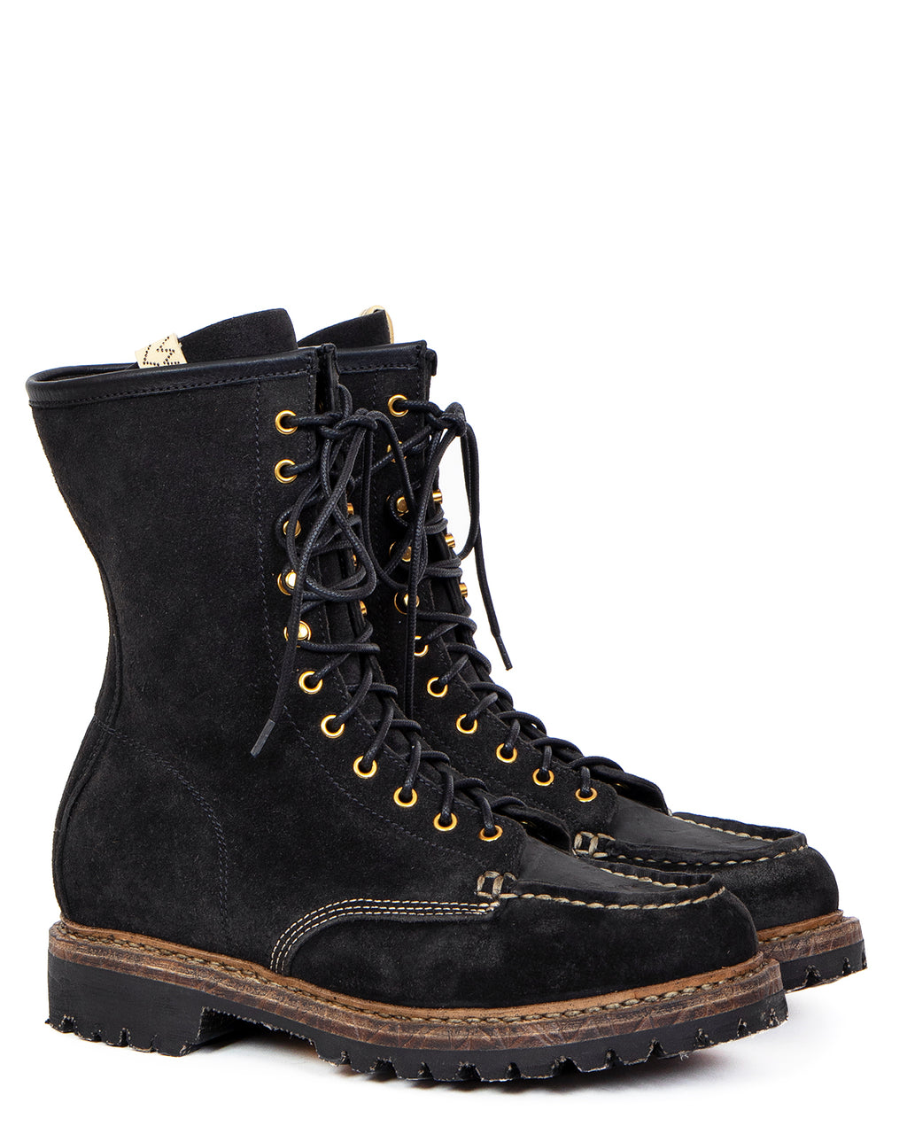 Visvim Scout Moc Boots-Folk, Black