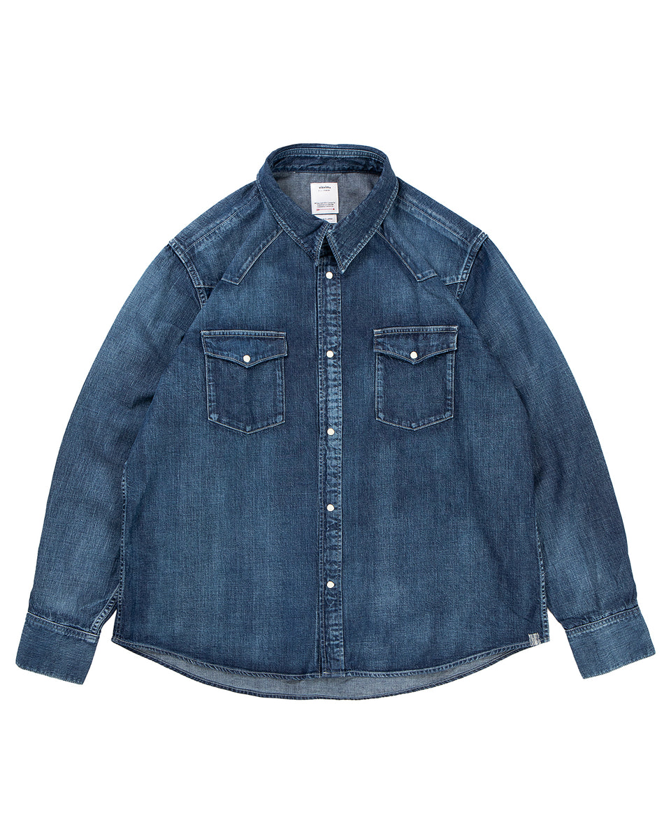 Visvim Social Sculpture Shirt, DMGD Indigo