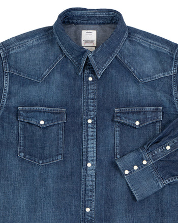 Visvim Social Sculpture Shirt, DMGD Indigo