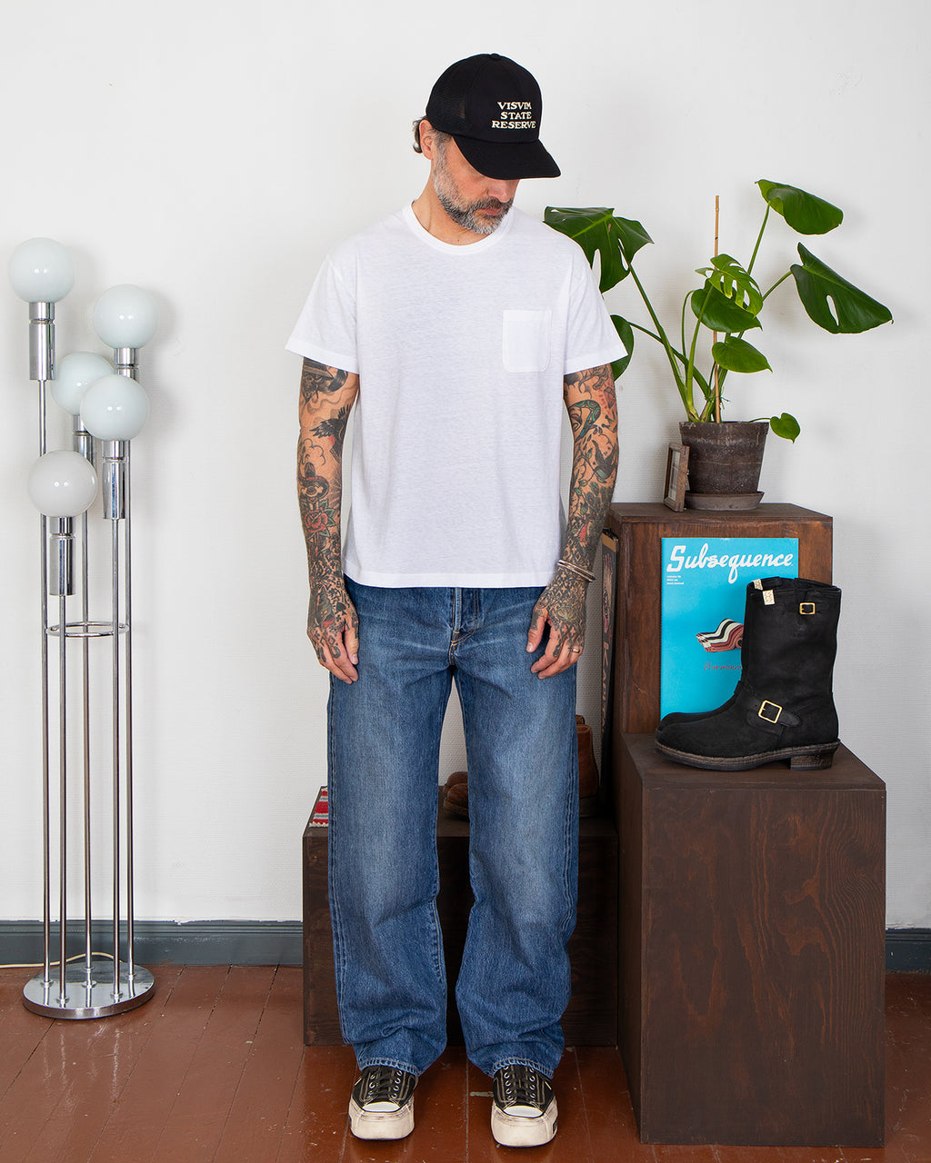 Visvim Sublig Jumbo II 3-Pack S/S, White – Pancho And Lefty