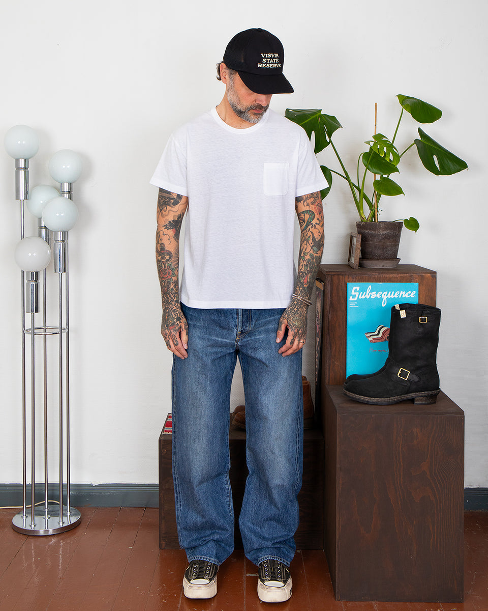 Visvim Sublig Jumbo II 3-Pack S/S, White