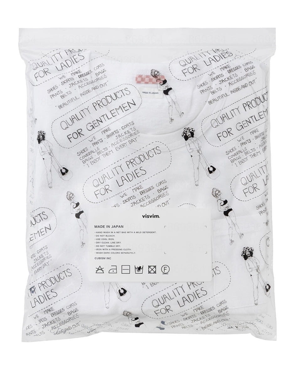 Visvim Sublig Jumbo II 3-Pack S/S, White