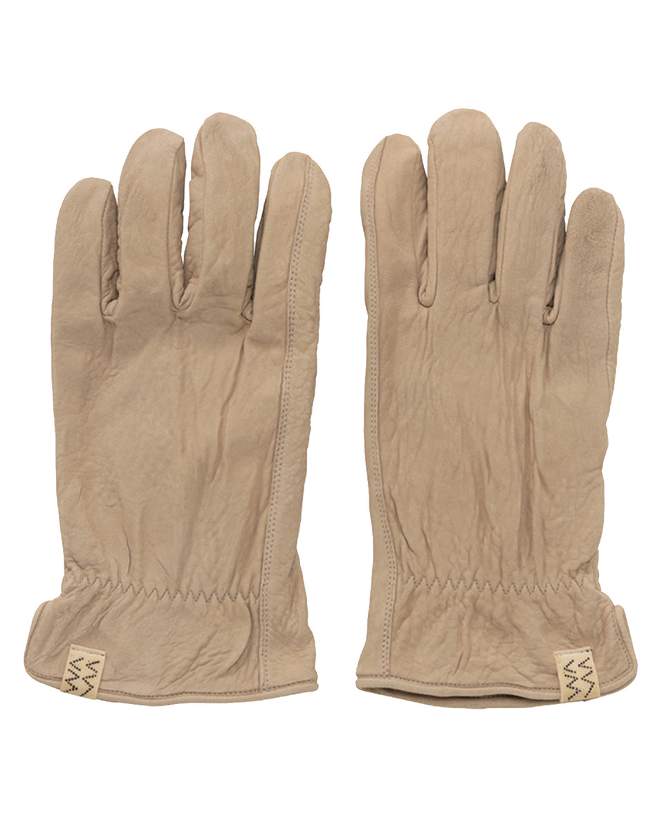Visvim Suede Gloves, Beige