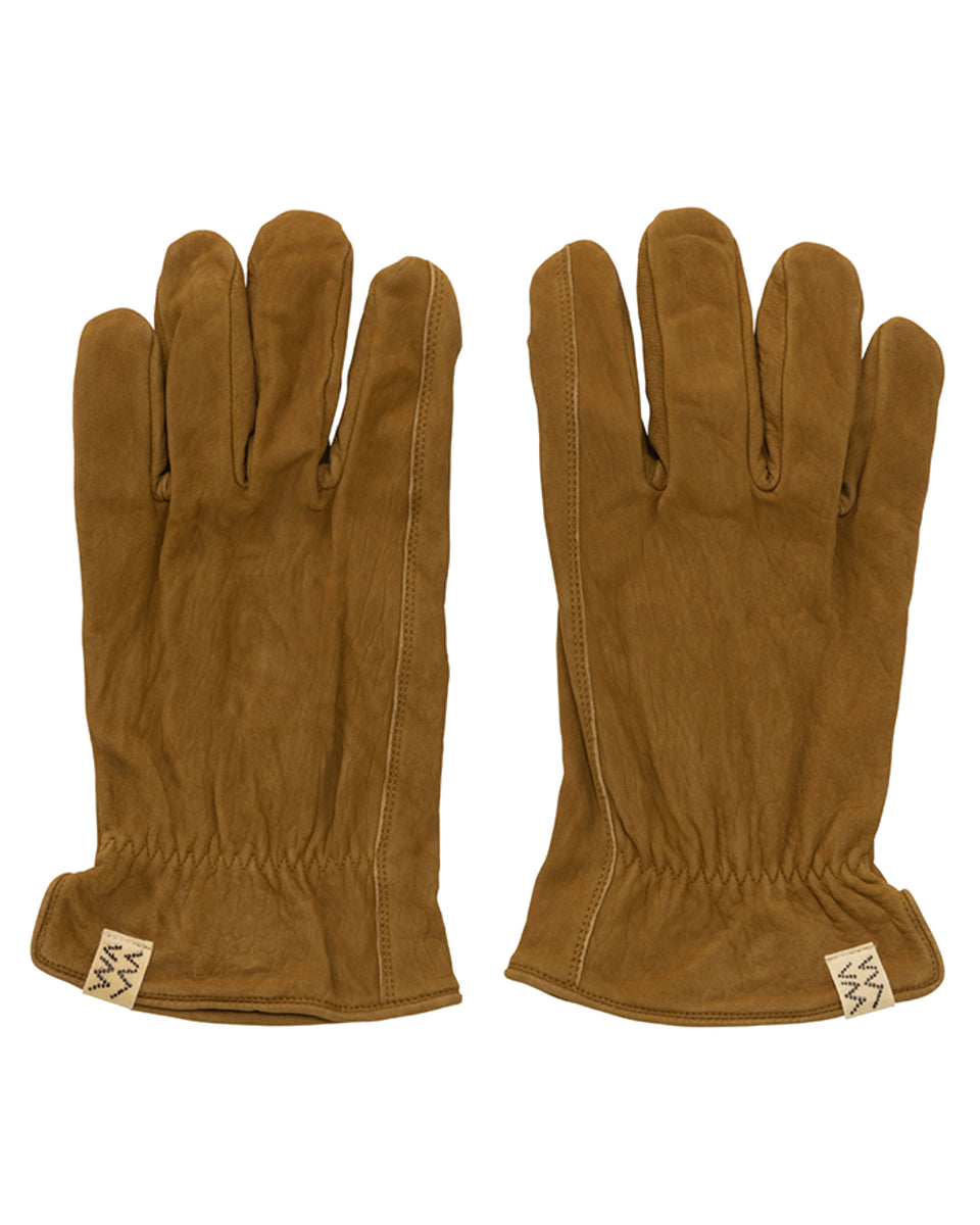 Visvim Suede Gloves, Mustard