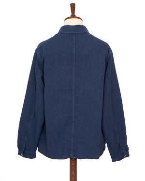Visvim Travail Coverall Moleskin DMGD Blue - Pancho and Lefty