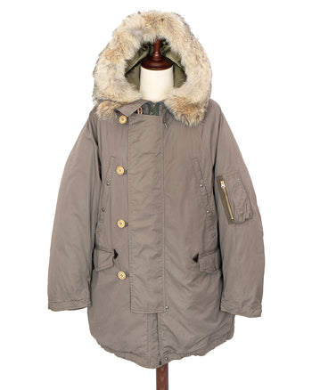 Visvim Valdez Down Coat, Khaki