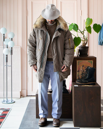 Visvim Valdez Down Coat, Khaki