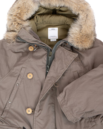 Visvim Valdez Down Coat, Khaki