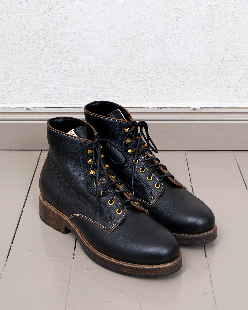 Visvim Virgil Boots-Folk, Black