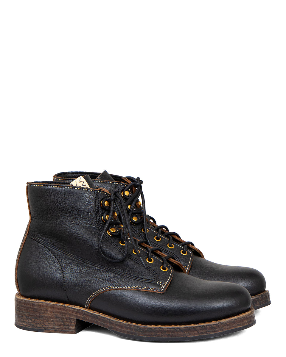 Visvim Virgil Boots-Folk, Black