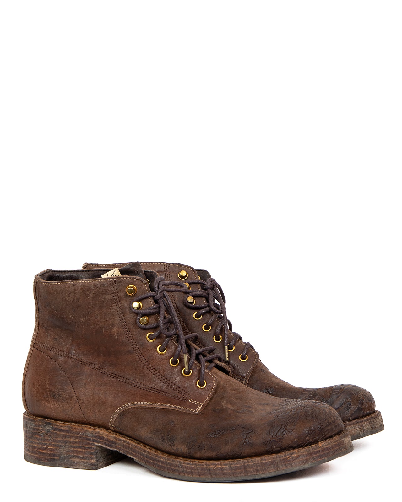 Visvim Virgil Boots-Folk, Dark Brown