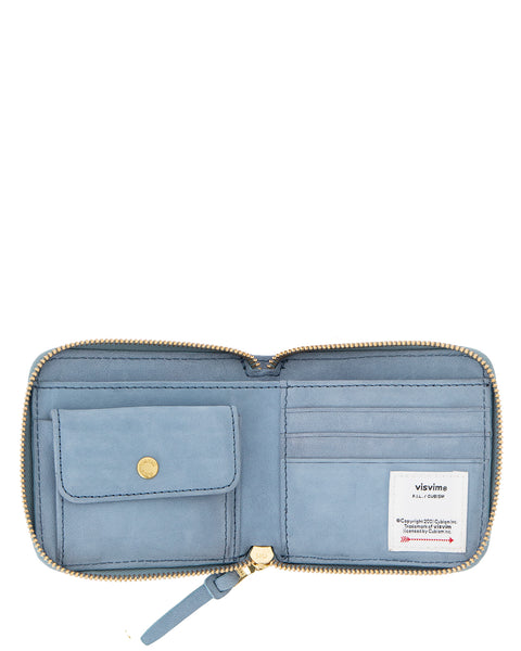 Visvim Suede Bi-Fold Wallet, Blue - Panchoandlefty.se – Pancho And 