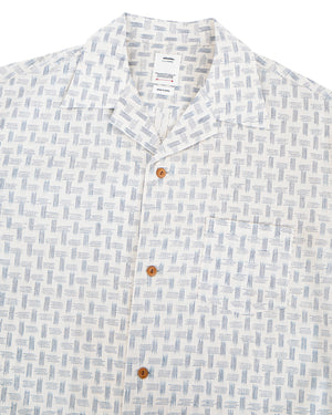 Visvim Wallis Shirt S/S Kasuri, Ivory – Pancho And Lefty - Online