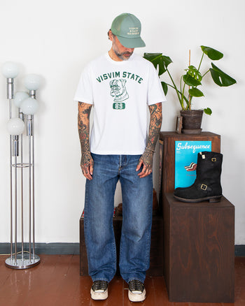 Visvim Jumbo Tee S/S 89 DMGD, White