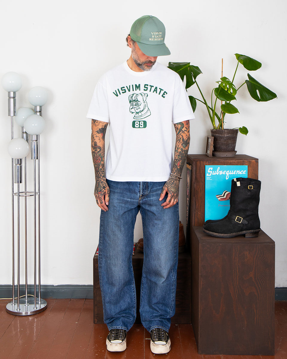 Visvim Jumbo Tee S/S 89 DMGD, White