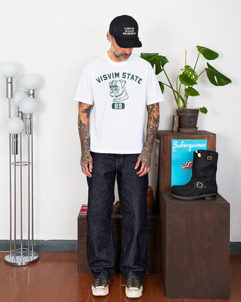 Visvim Jumbo Tee S/S 89 DMGD, White