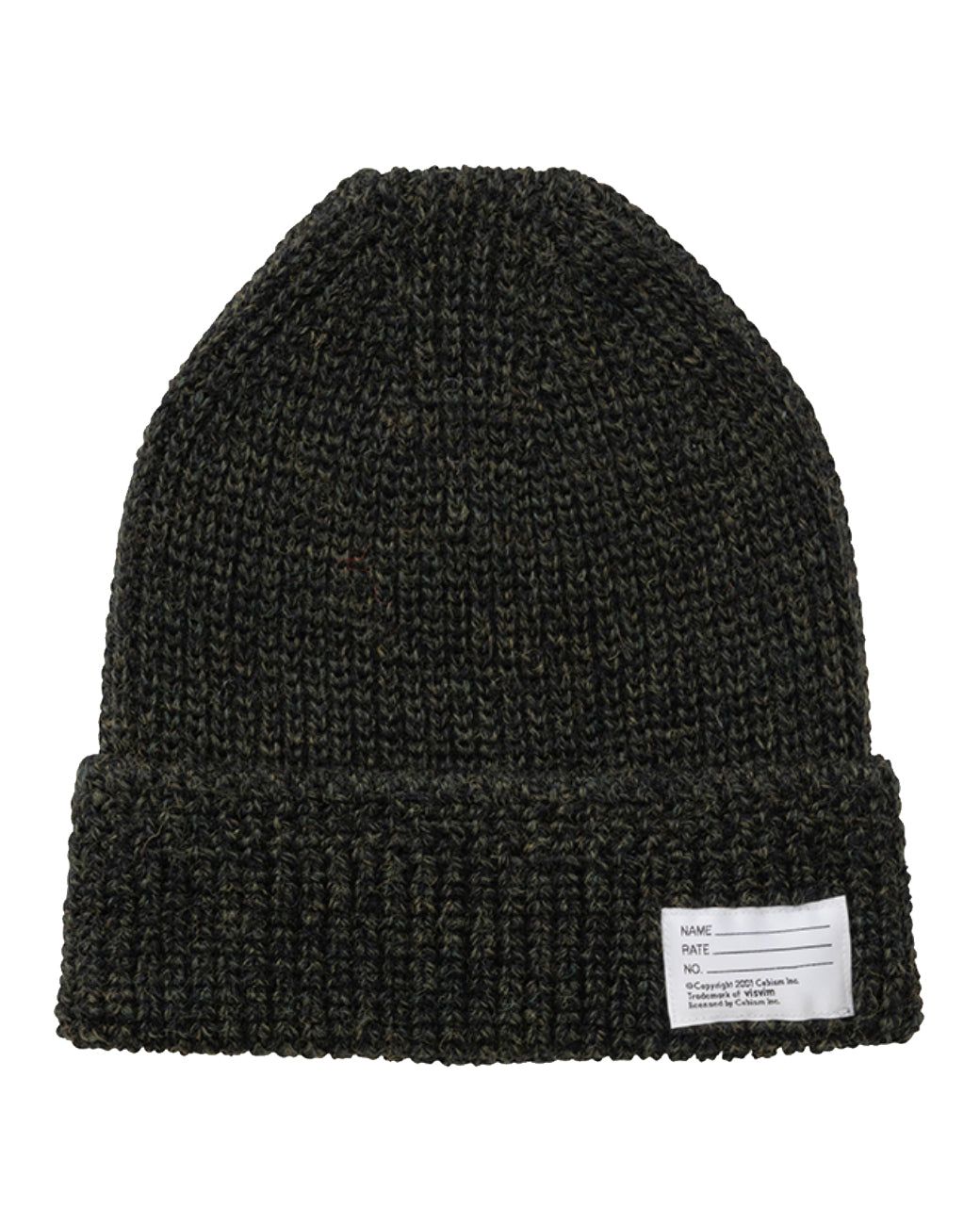 Visvim Knit Beanie (Wool), Olive