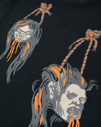 Weirdo Voodoo Head T-Shirt, Black